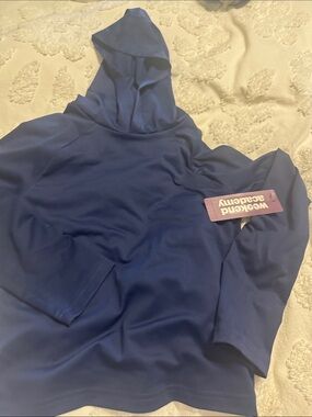 Weekend Academy Deep Navy Hooded Pullover